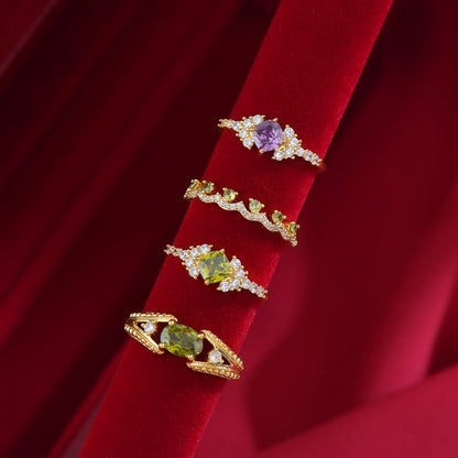 Violet Reliquary Ring - Gold - Plated - Abbott Atelier