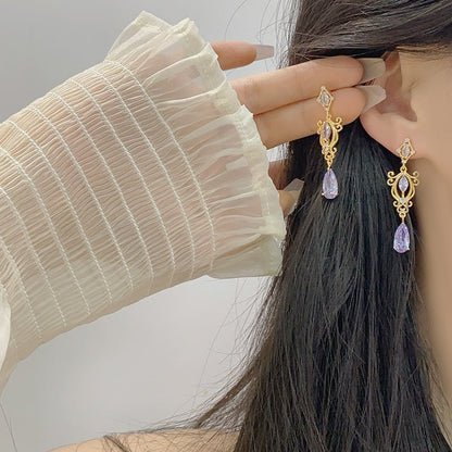Violet Reverie Earrings - Hypoallergenic - Abbott Atelier