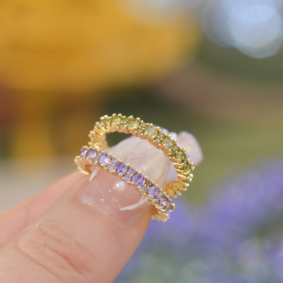 Violet Suzanne Ring - Gold - Plated - Abbott Atelier