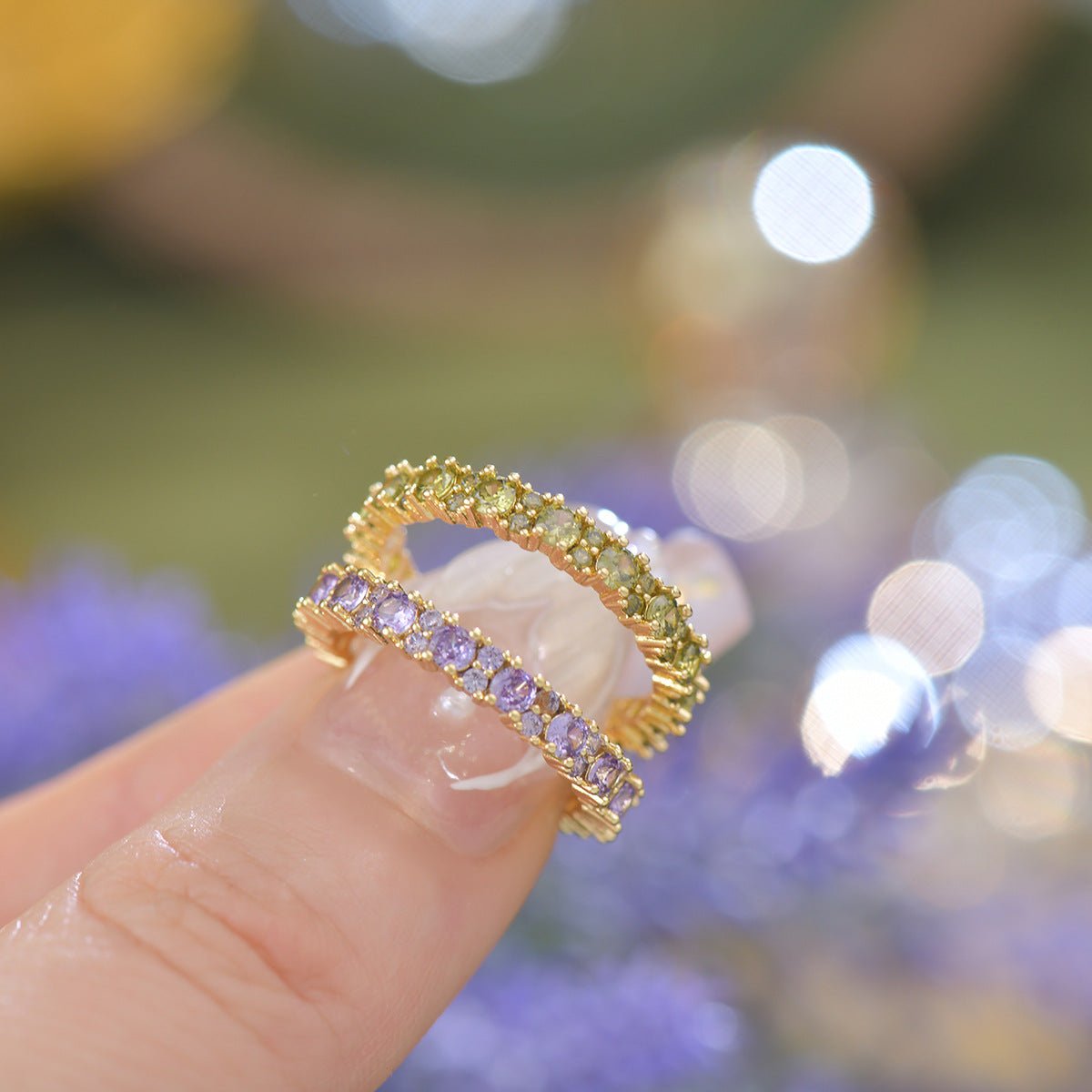 Violet Suzanne Ring - Gold - Plated - Abbott Atelier