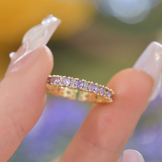 Violet Suzanne Ring - Gold - Plated - Abbott Atelier