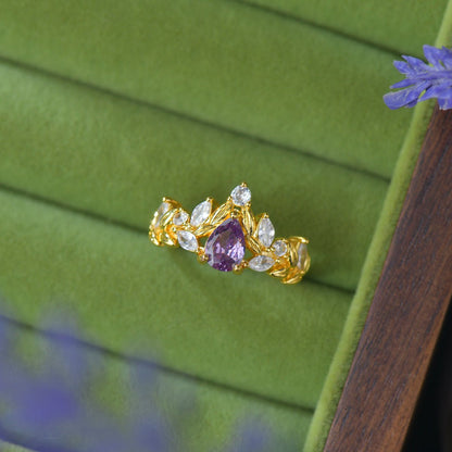 Violet Willowmere Ring - Gold-Plated - Abbott Atelier