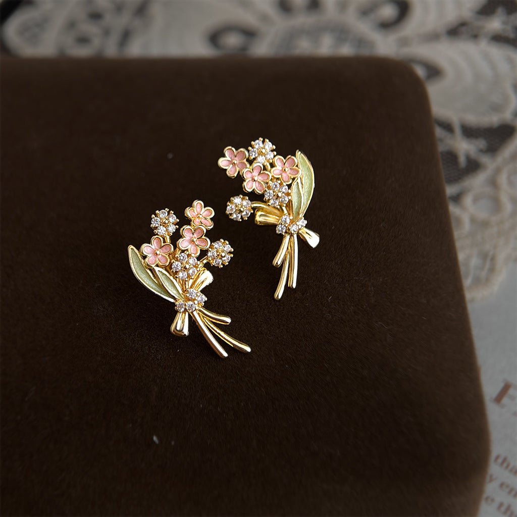 Wildflower Bouquet Earrings - Hypoallergenic - Abbott Atelier