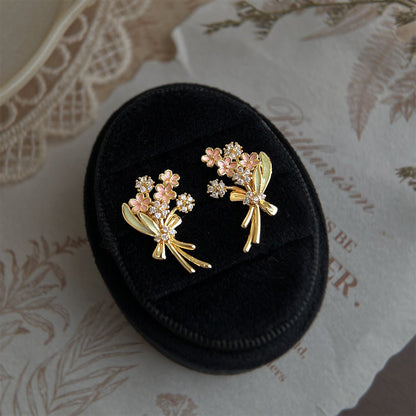 Wildflower Bouquet Earrings - Hypoallergenic - Abbott Atelier