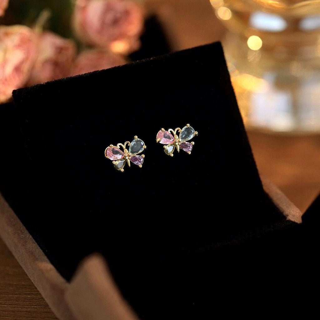 Wings of Wildflower Stud Earrings - Hypoallergenic - Abbott Atelier