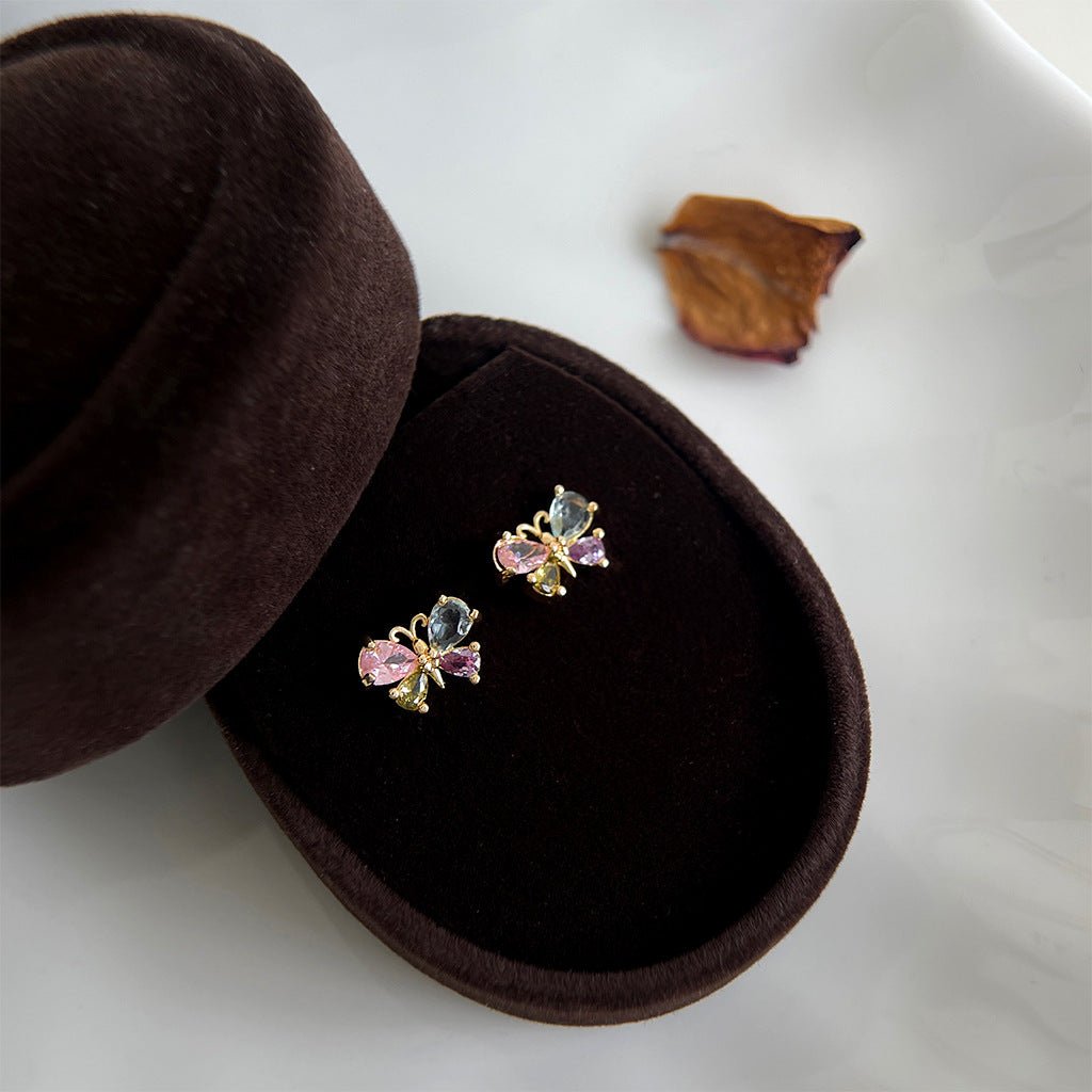 Wings of Wildflower Stud Earrings - Hypoallergenic - Abbott Atelier