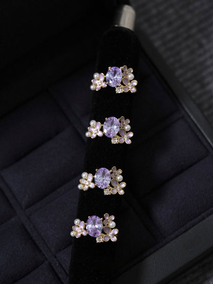 Wisteria Blossom Ring - Gold - Plated - Abbott Atelier