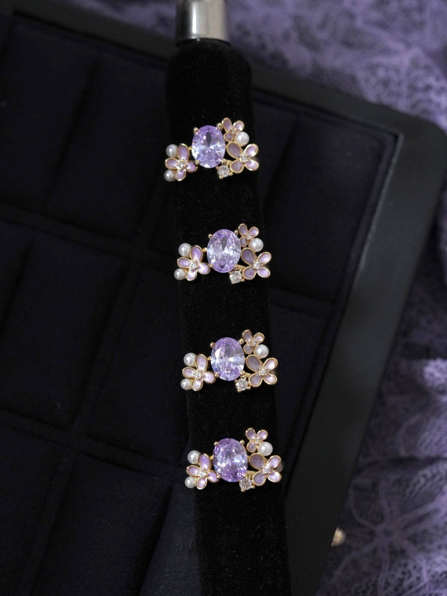 Wisteria Blossom Ring - Gold - Plated - Abbott Atelier