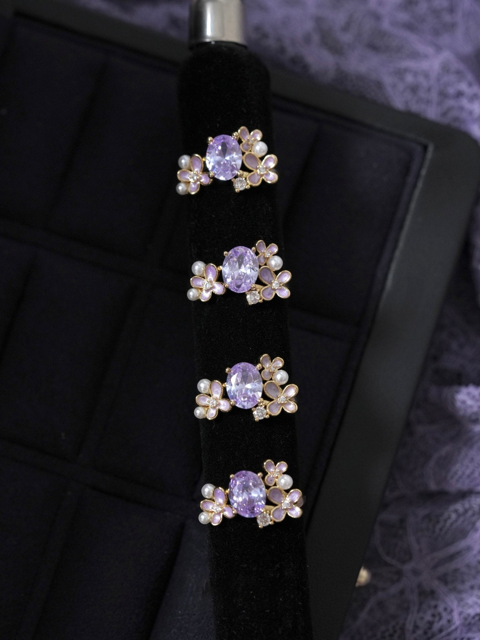 Wisteria Blossom Ring - Gold - Plated - Abbott Atelier