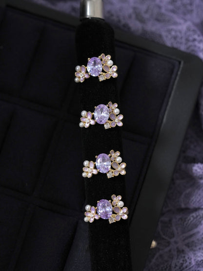 Wisteria Blossom Ring - Gold - Plated - Abbott Atelier