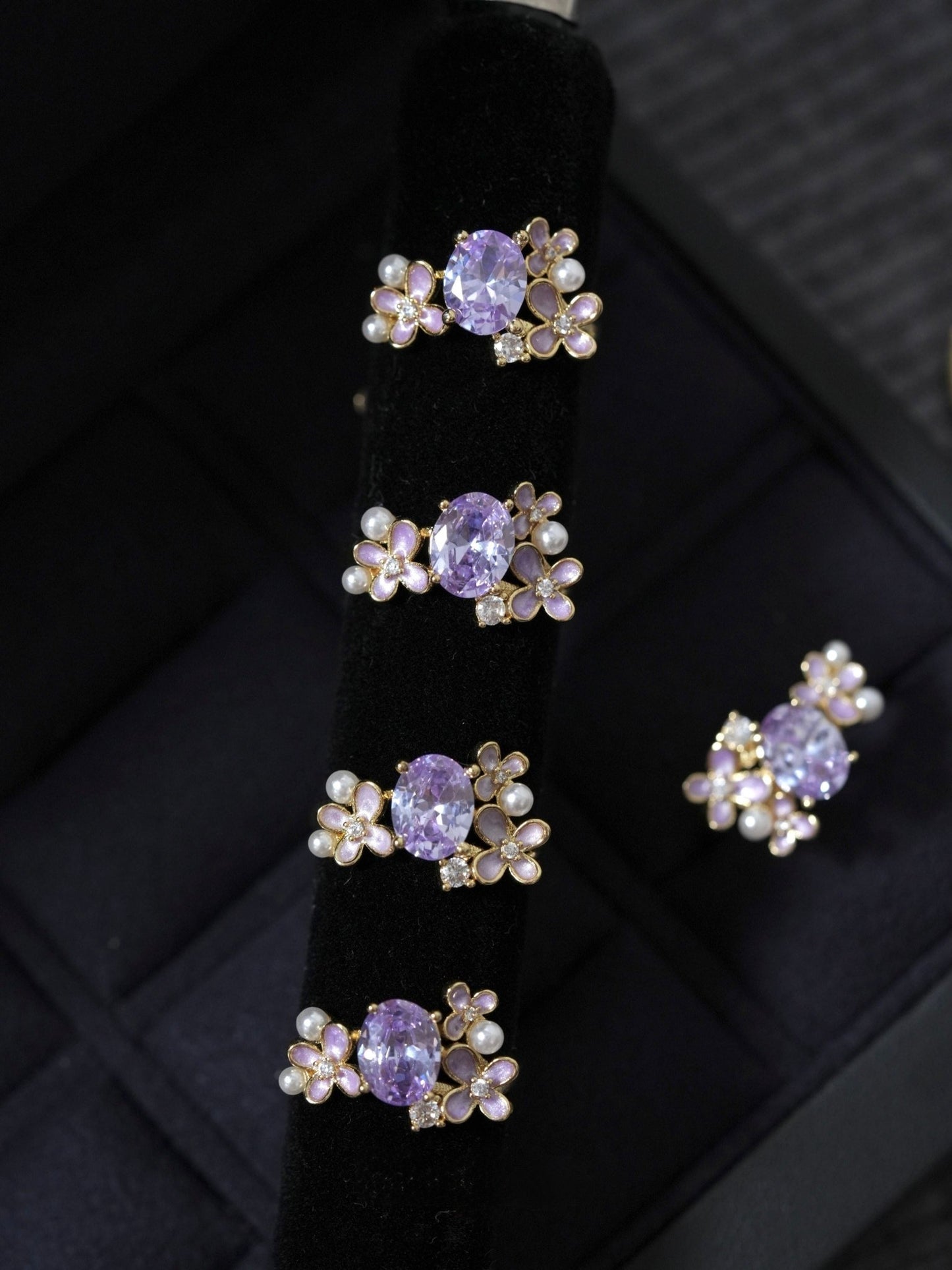 Wisteria Blossom Ring - Gold - Plated - Abbott Atelier