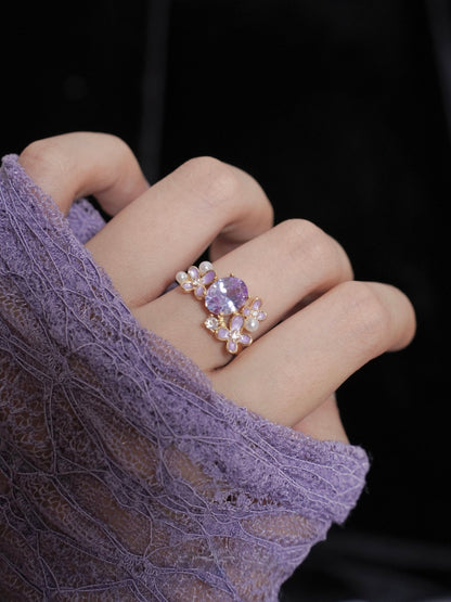Wisteria Blossom Ring - Gold - Plated - Abbott Atelier