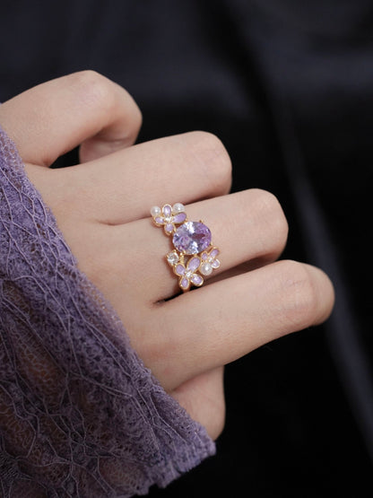 Wisteria Blossom Ring - Gold - Plated - Abbott Atelier