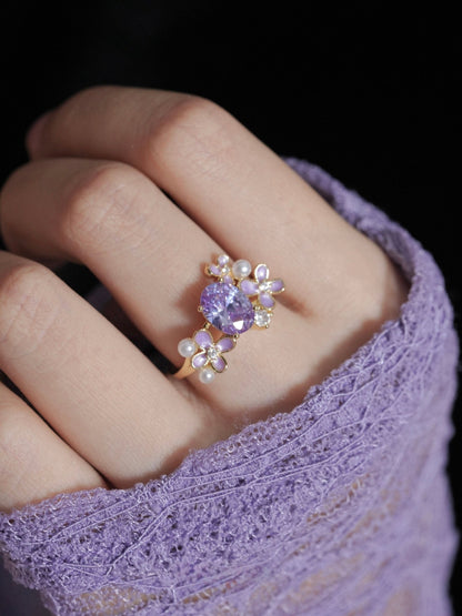 Wisteria Blossom Ring - Gold - Plated - Abbott Atelier