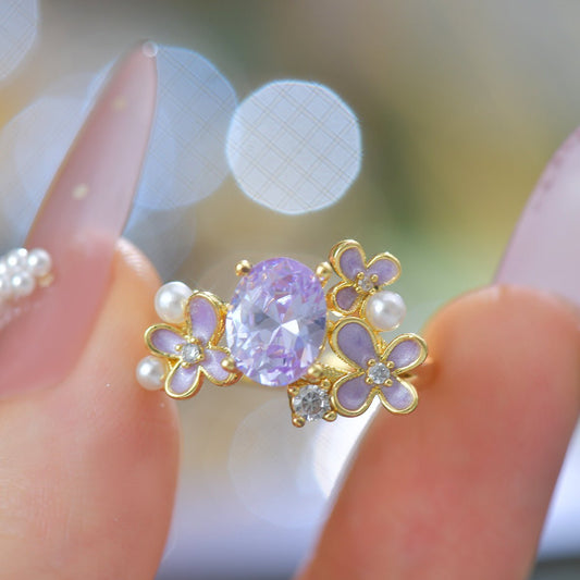 Wisteria Blossom Ring - Gold - Plated - Abbott Atelier