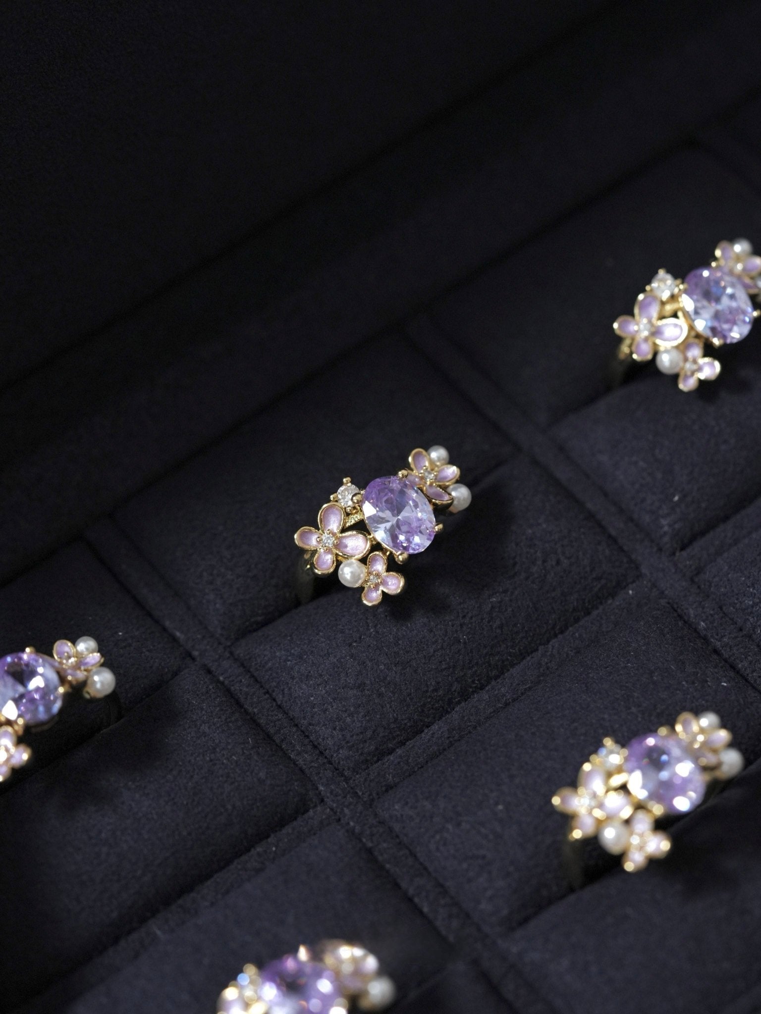 Wisteria Blossom Ring - Gold - Plated - Abbott Atelier