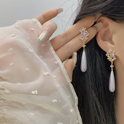 Wisteria Drop Earrings - Gold Plated - Abbott Atelier