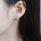 Star Earrings (Blue/Green) (Solid Silver) - Abbott Atelier