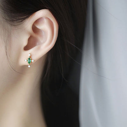 Baroque Stud Earrings - Yvette