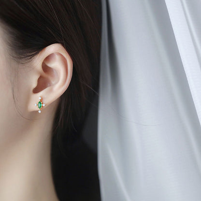 Baroque Stud Earrings - Yvette