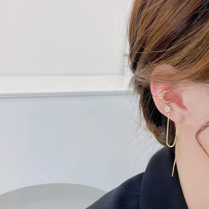 Moon & Star Ear Cuffs - Abbott Atelier