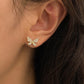 Butterfly Earrings + Ear Cuff