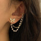 Butterfly Earrings + Ear Cuff