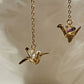 Paper Crane Earrings