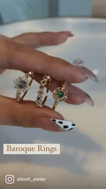 [Sample Sale] Baroque Ring -  Kelly (2 Styles)