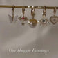 Baroque Huggie Earrings