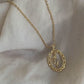 Vintage Tulip Necklace (Solid Silver)