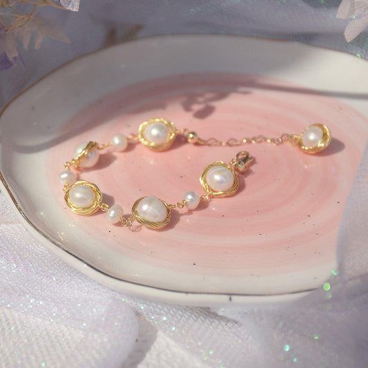 Baroque Pearl Bracelet - Abbott Atelier