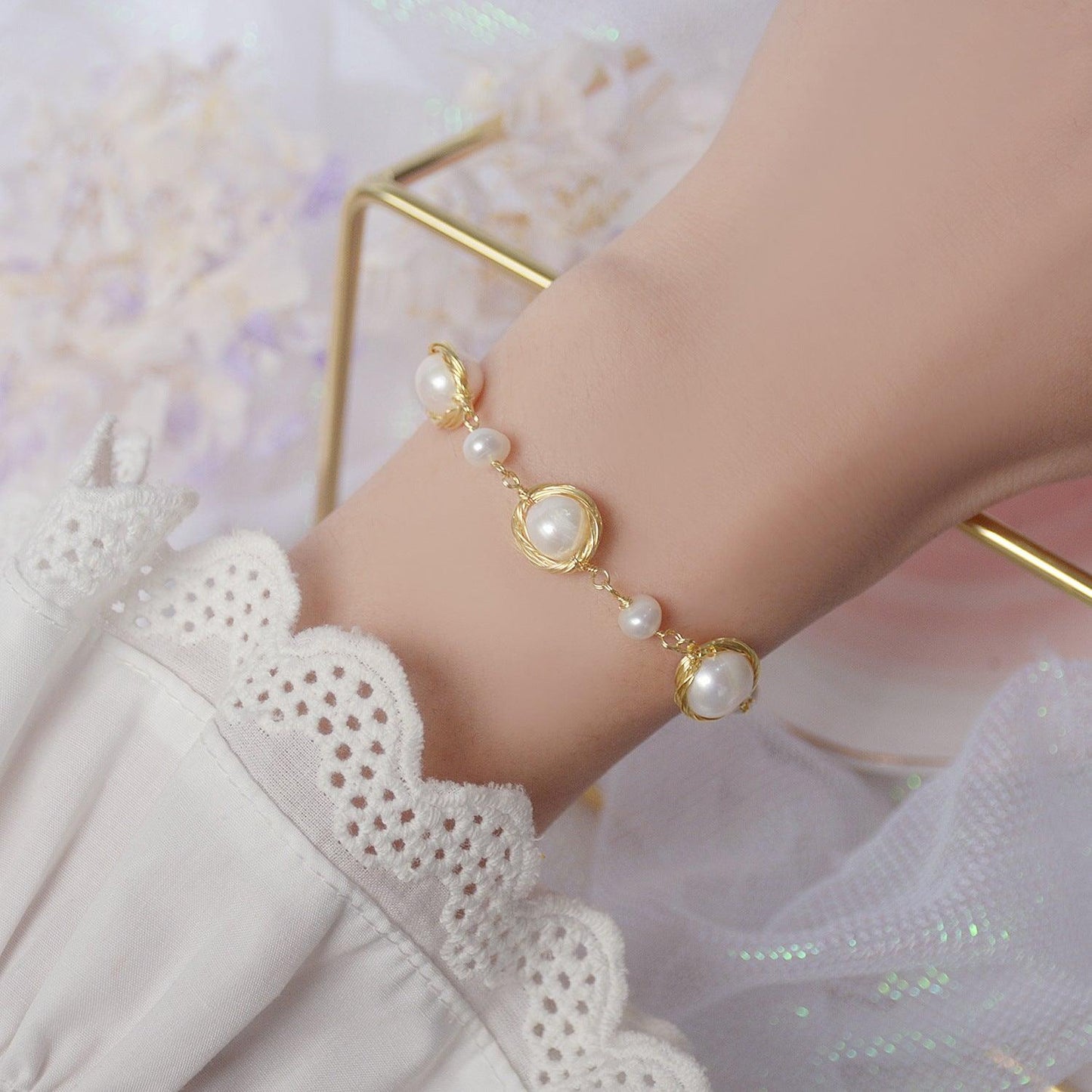 Baroque Pearl Bracelet - Abbott Atelier