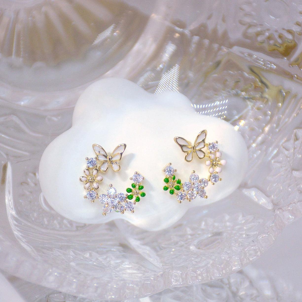 Butterfly Stud Earrings - Abbott Atelier