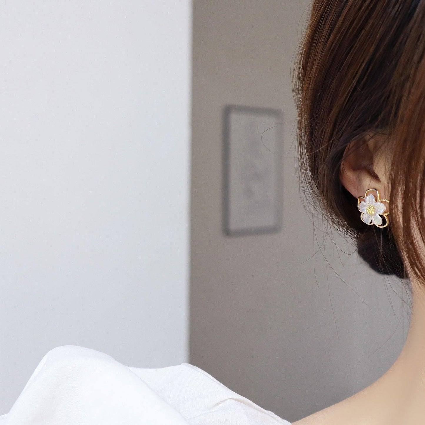 Cherry Blossom Stud Earrings - Abbott Atelier