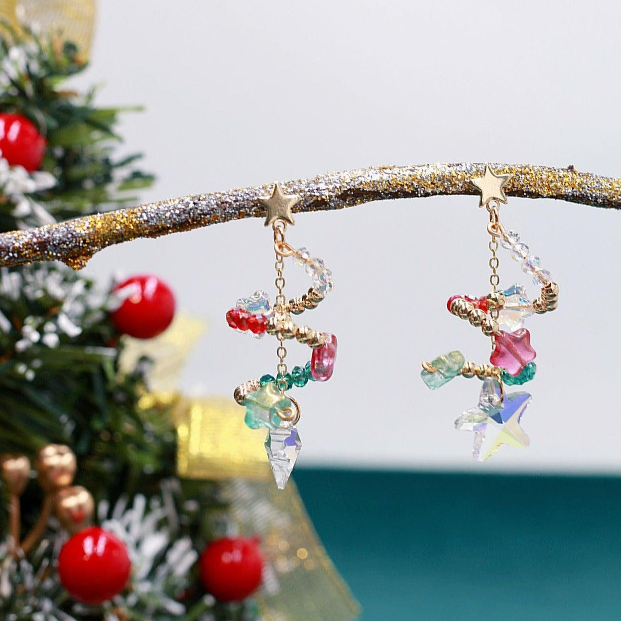 Christmas Tree Earrings - Abbott Atelier