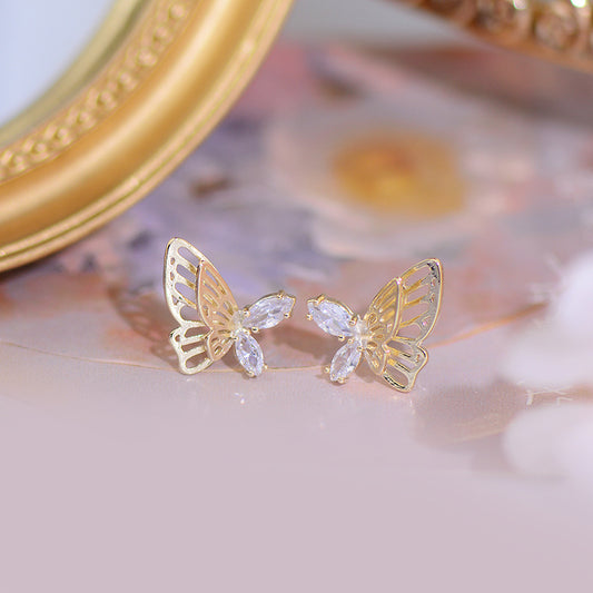 Butterfly Stud Earrings - Lara