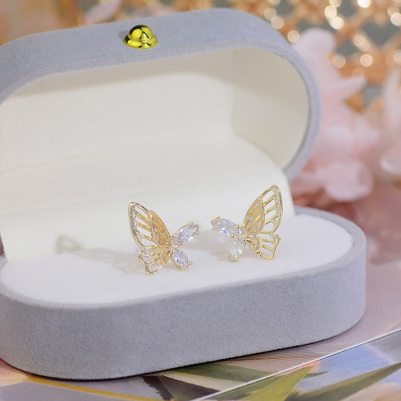 Butterfly Stud Earrings - Lara