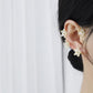 [Sample Sale] Flower Ear Cuff - Iris (Left Ear)