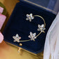 [Sample Sale] Flower Ear Cuff - Iris (Left Ear)