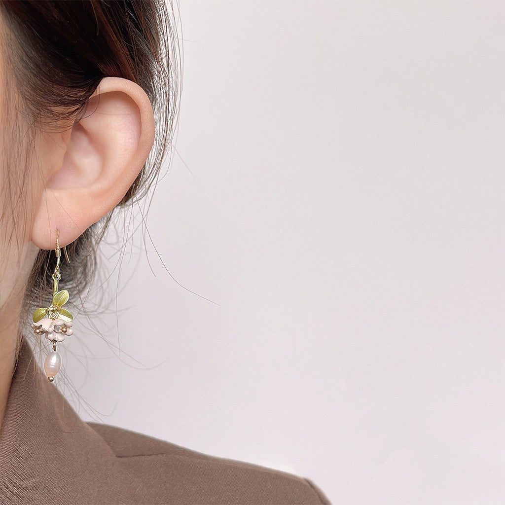 Lily of the Valley Drop Earrings