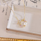 Cherry Blossom Butterfly Set (Earrings/Necklace)
