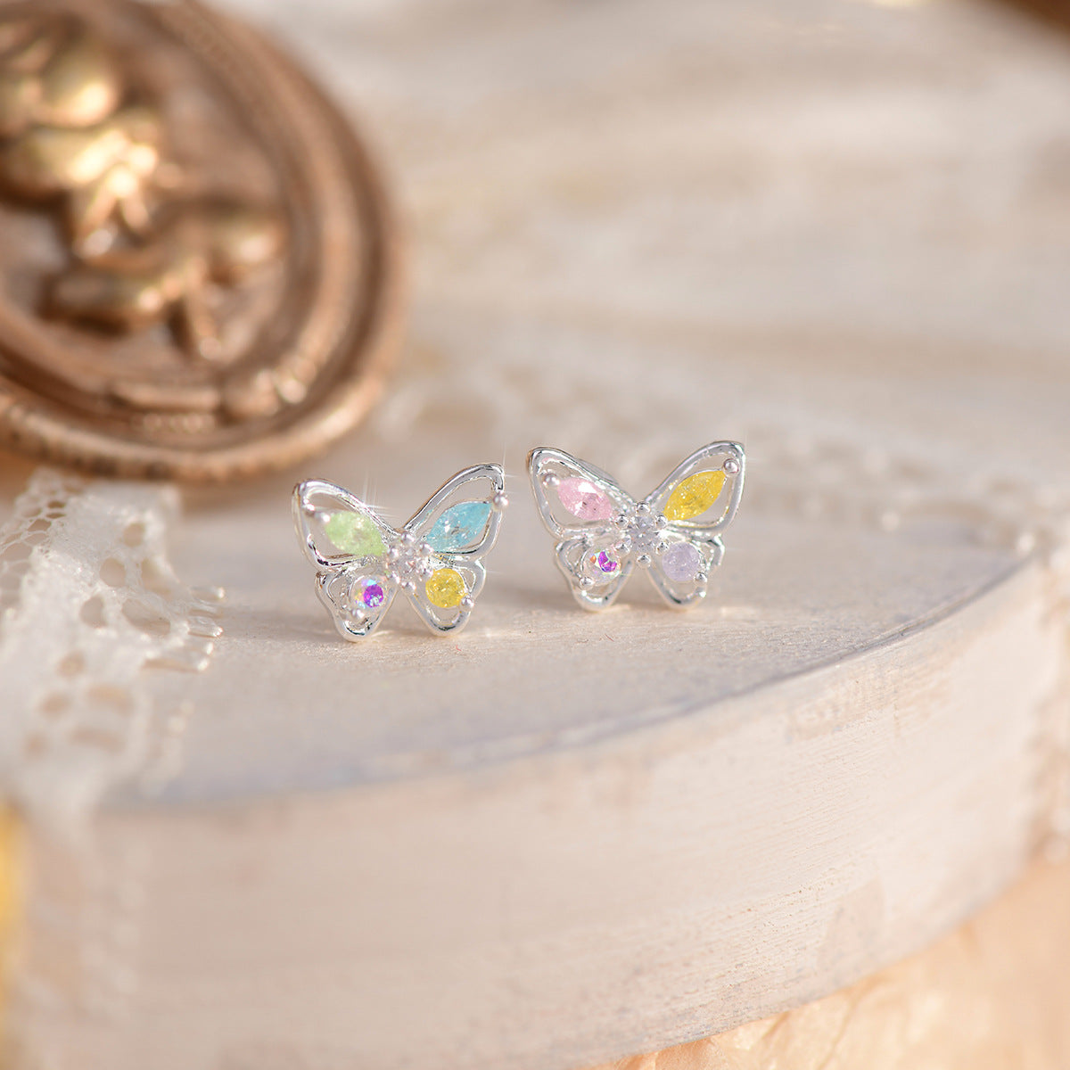 Butterfly Stud Earrings - Lynn