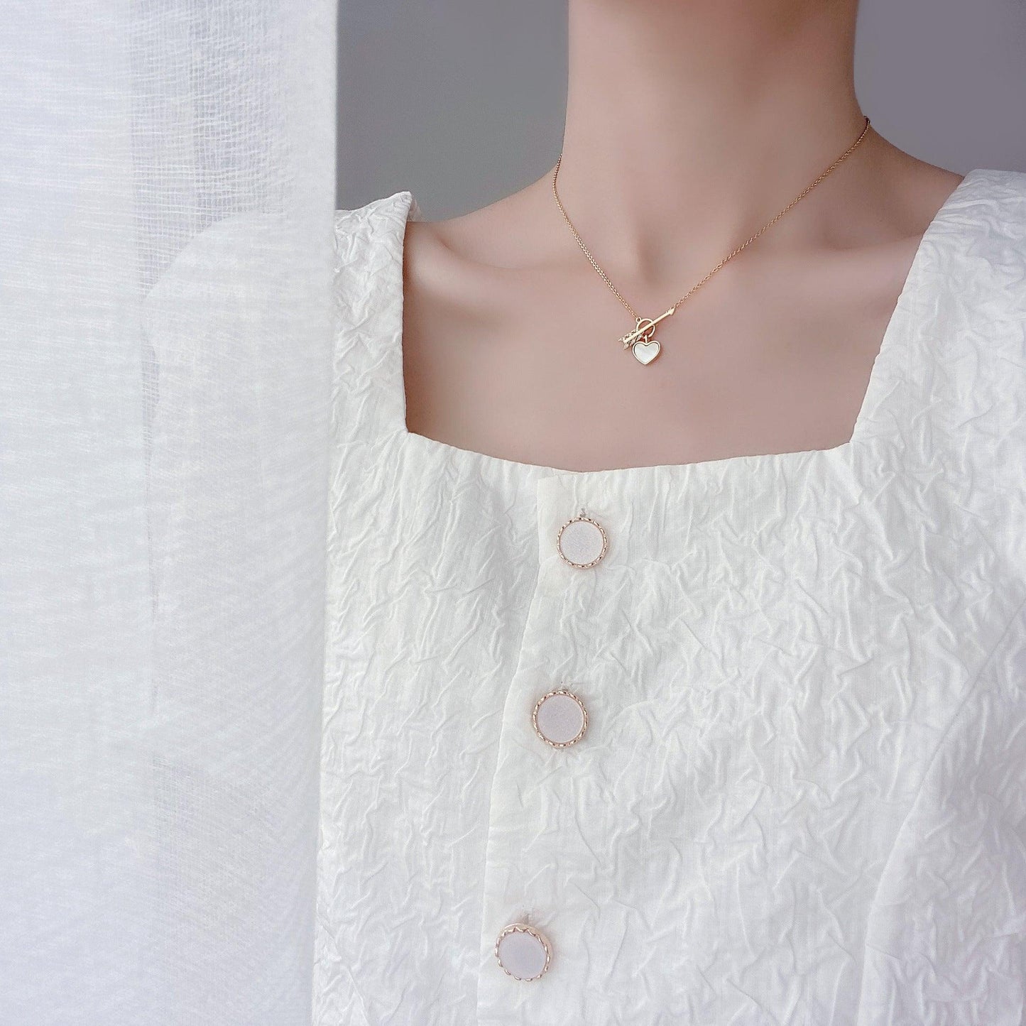Heart & Arrow Necklace 016 - Abbott Atelier