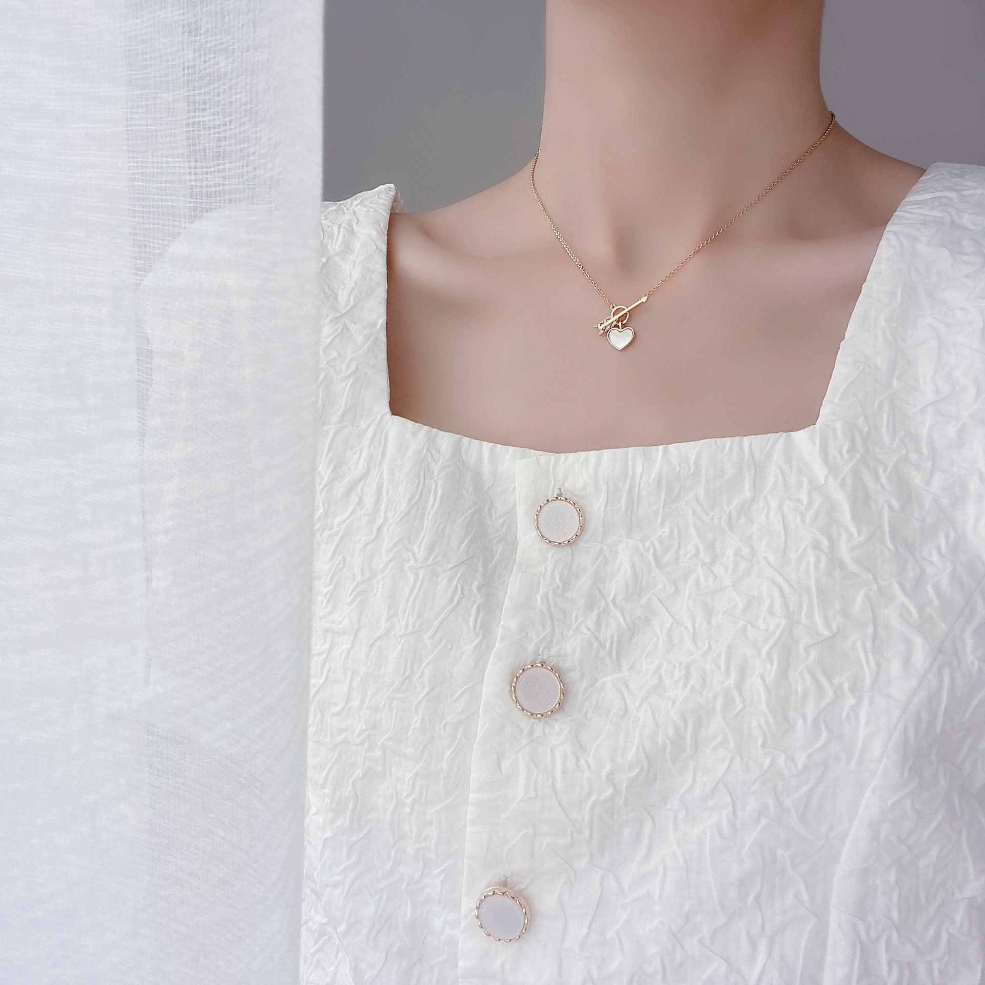 Heart & Arrow Necklace 016 - Abbott Atelier