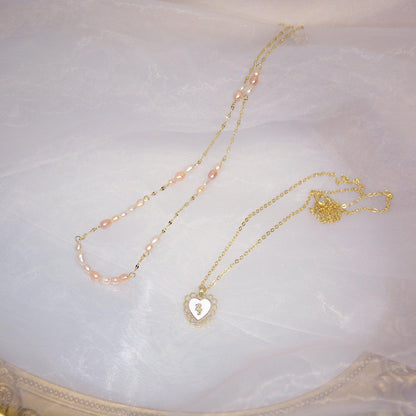 Vintage Heart Necklace Set - Abbott Atelier