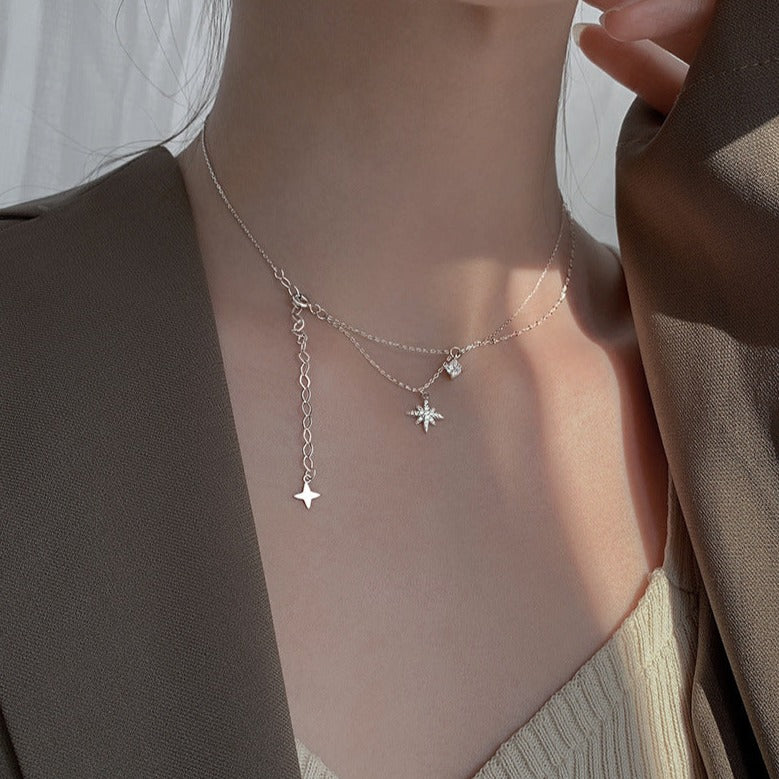 Celestial Necklace (Solid Silver)
