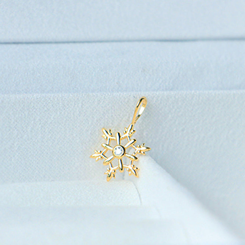 Snowflake Necklace - Joan (Solid Silver)