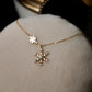 Snowflake Necklace - Margot (Solid Silver)