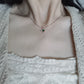 Baroque Emerald Necklace (Solid Silver)